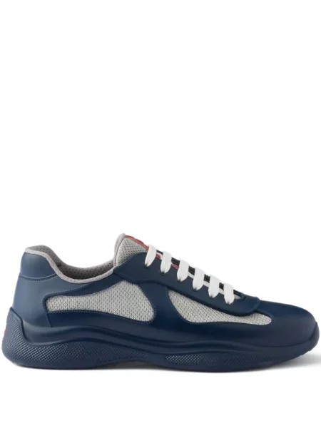 Ciclism material textil sneakerși Prada albastru