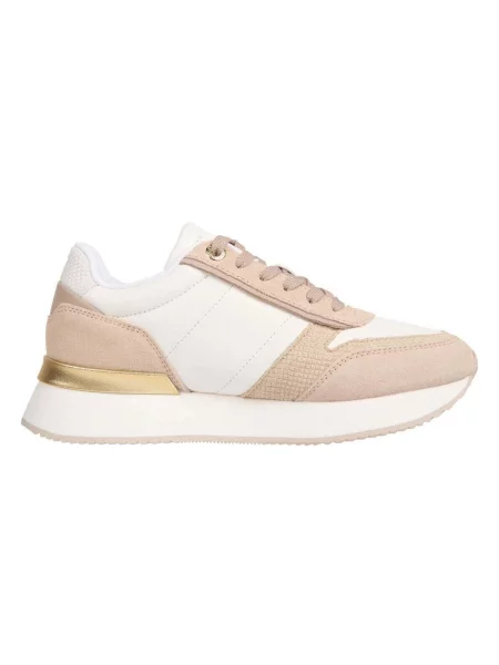 Tommy Hilfiger Tenisice Th Fashion Runner Bež bijela