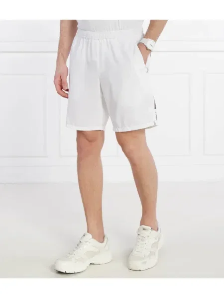 BOSS GREEN Pantaloni scurți S_Break boss x matteo berrettini alb