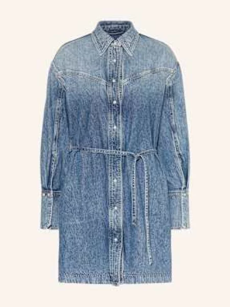 Boss Sukienka Jeansowa blau niebieska