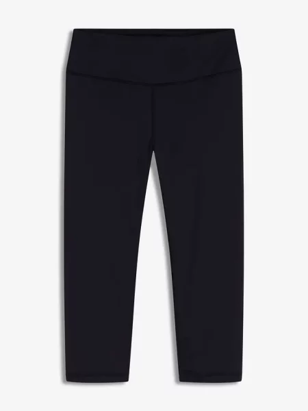Lekkie legginsy sportowe z wygodnym paskiem czarne