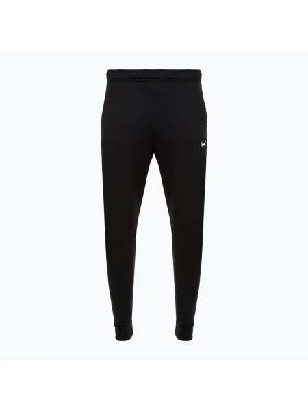 Pantaloni de antrenament pentru bărbați Nike Therma-Fit black/black/white alb