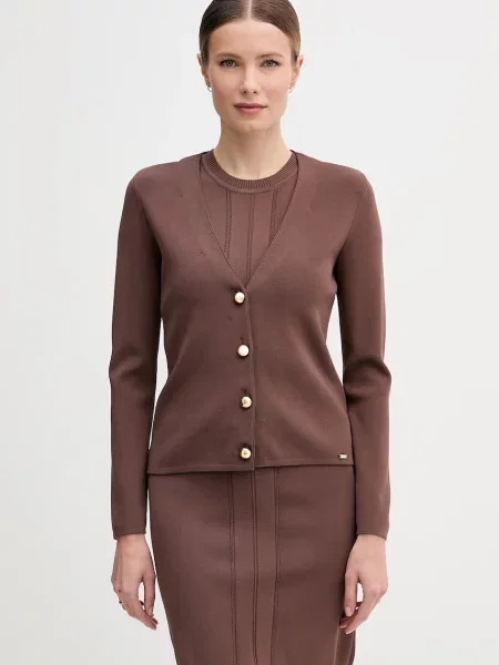 Gaudi kardigan z brązowy