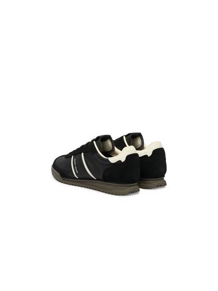 Tommy Jeans Tenisice Tjw Low Profile Runner Lthr Mix crna