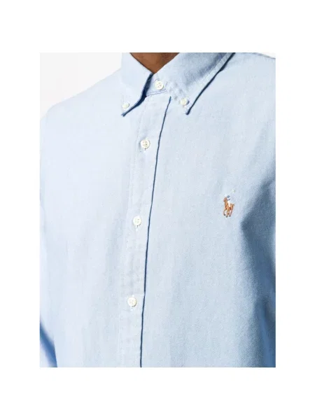 Polo Ralph Lauren Koszula Cupdppcs Błękitny Custom Fit niebieska