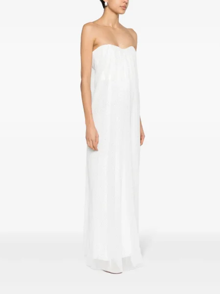 Rochie Nissa cu buline alb