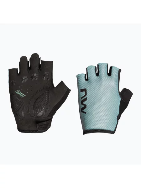 Cyklistické rukavice Northwave Active Short Finger sage zelené