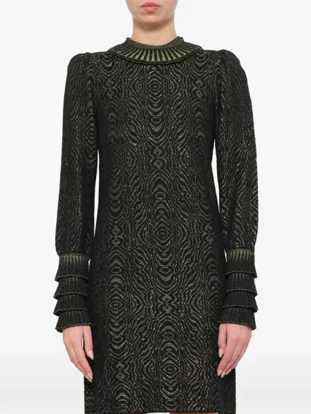 Rochie mini Lanvin cu volane negru