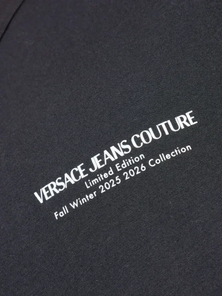 Tricou Versace Jeans Couture cu imagine negru