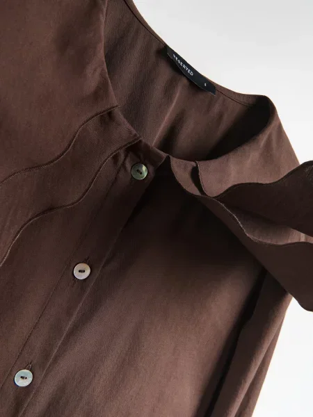 Рубашка Reserved коричневая