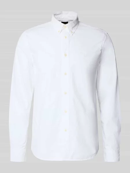 Koszula casualowa o kroju regular fit z kołnierzykiem typu button down Pme Legend biała