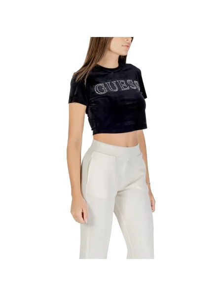GUESS Tricou / argintiu negru