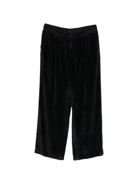 Pantaloni Giorgio Armani de catifea cord negru