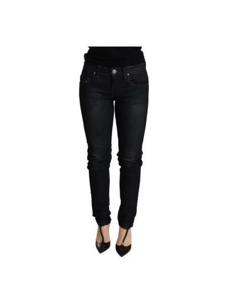 Skinny jeansy skinny Acht czarne