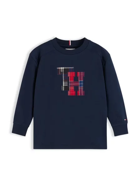 Tommy Hilfiger majica dugih rukava za djecu od pamuka plava