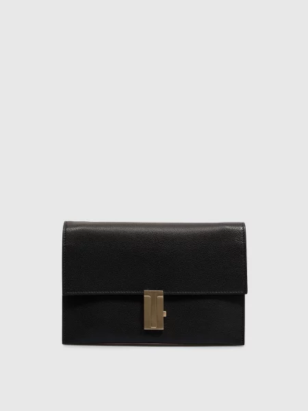Шкіряна сумка крос-боді MIA Tom Ford чорна