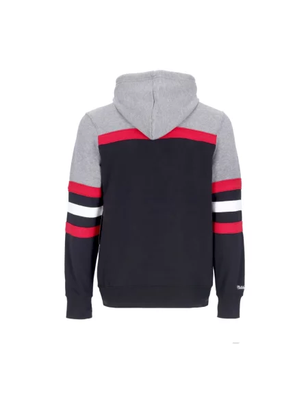 Bluza z kapturem Mitchell & Ness z kapturem czarna