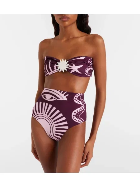 Bikini Cala De La Cruz cu imagine violet