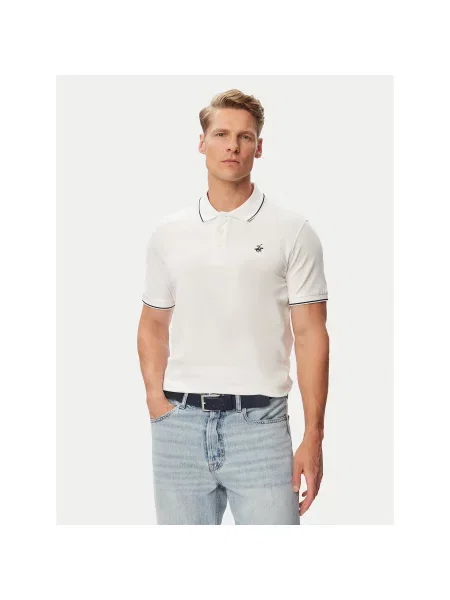 Beverly Hills Polo Club Polo Regular Fit λευκό