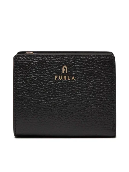 Furla Malá dámska peňaženka Camelia S Compact Wallet čierna