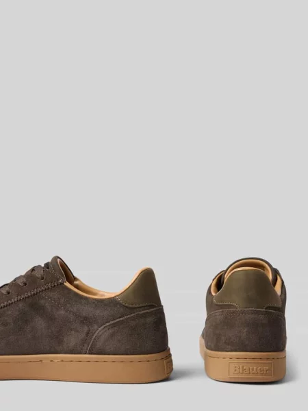 Sneakersy z mieszanki skóry model Lowell' Blauer