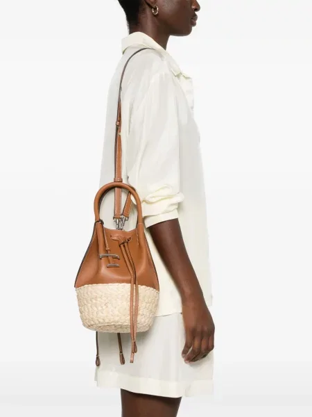 Geantă bucket Tod's maro
