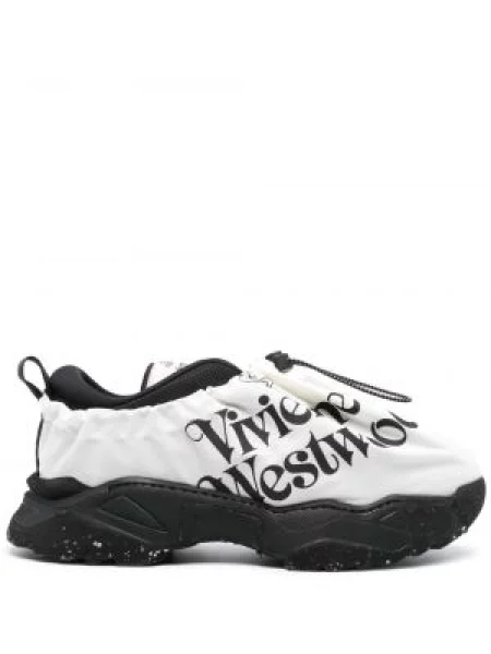 Sneakerși Vivienne Westwood cu imagine negru