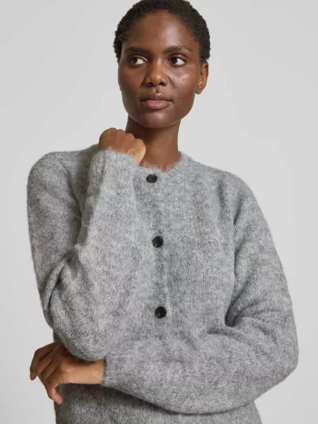 Kurtka z dzianiny o kroju regular fit z dodatkiem wełny model ‘NOVAH’ Vero Moda