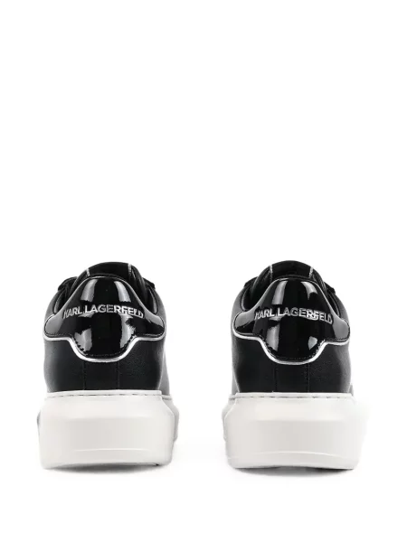 Маратонки Karl Lagerfeld бродирани на платформе черно