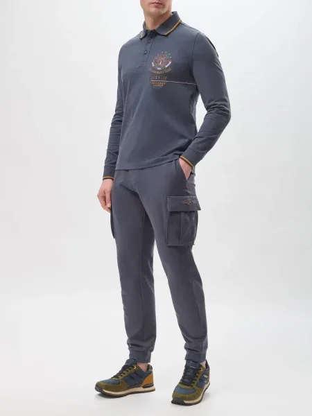 Спортивные штаны Aeronautica Militare серые