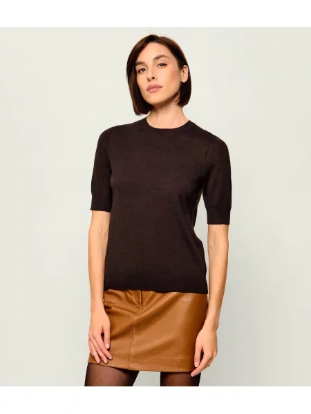BOSS BLACK De lână pulover Farbella negru
