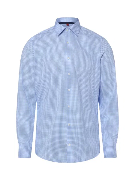 Finshley & Harding koszula biznesowa Mężczyźni Slim Fit 37 niebieski
