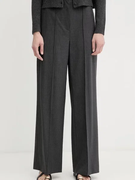 Rag & bone pantaloni de costum pentru femei din lână Irina gri