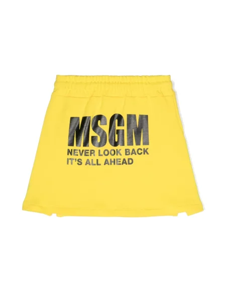 Spódnica dziecięca Msgm żółta