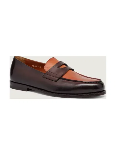 Doucal's De piele pantofi loafer maro