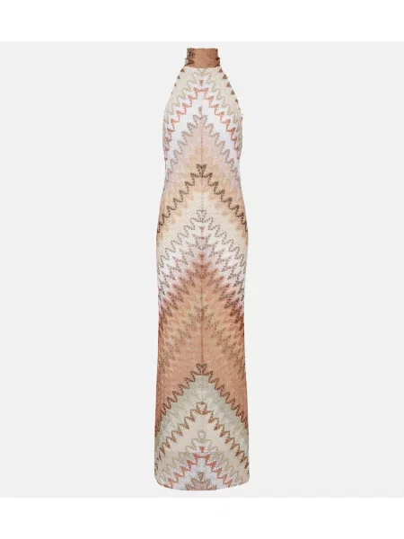 Rochie Missoni cu gât halter