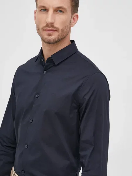 ARMANI EXCHANGE Cămașă Tessuto' negru