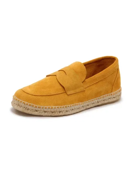 Espadryle Abarca zamszowe żółte