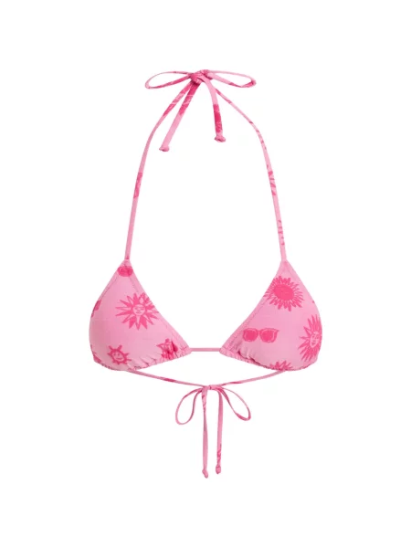 Bikini Moschino cu imagine roz