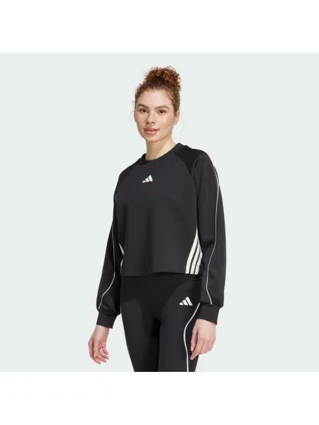 Adidas Mikina Stadium Černá bílá