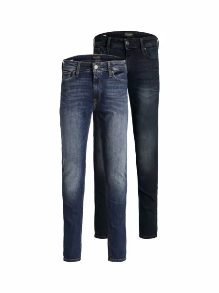 JACK & JONES Jeans JJILiam / închis albastru