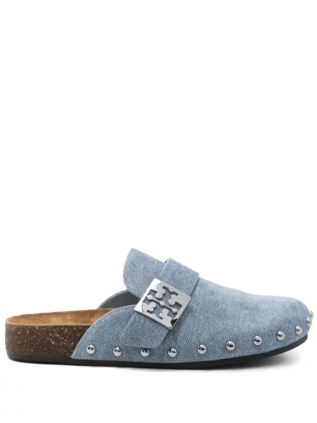 Papuci tip mules Tory Burch albastru