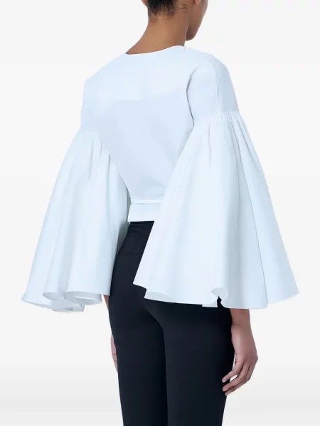 Bluză Jacquemus plic alb