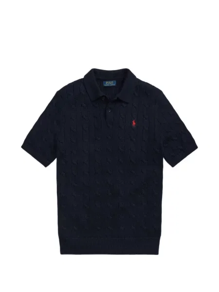 Cu centură curea Polo Ralph Lauren tricotate cu dungi albastru