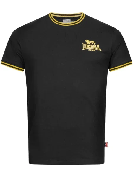 LONSDALE Póló sárga fekete