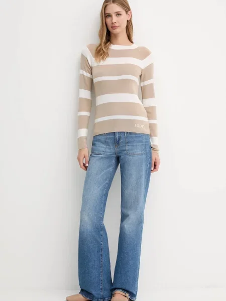 Вовняний светр Joop! легкий бежевий