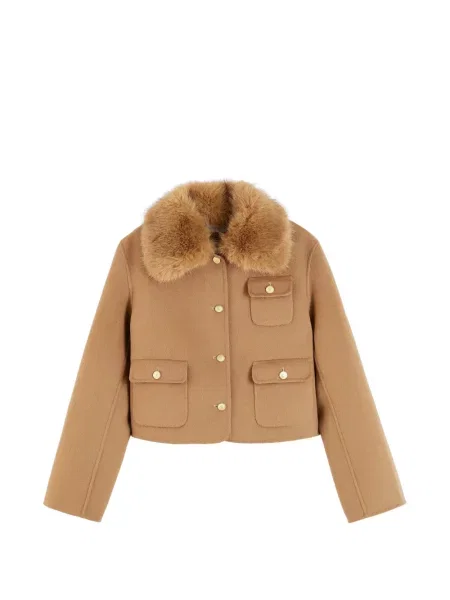Gulerat geacă Tommy Hilfiger cu blană