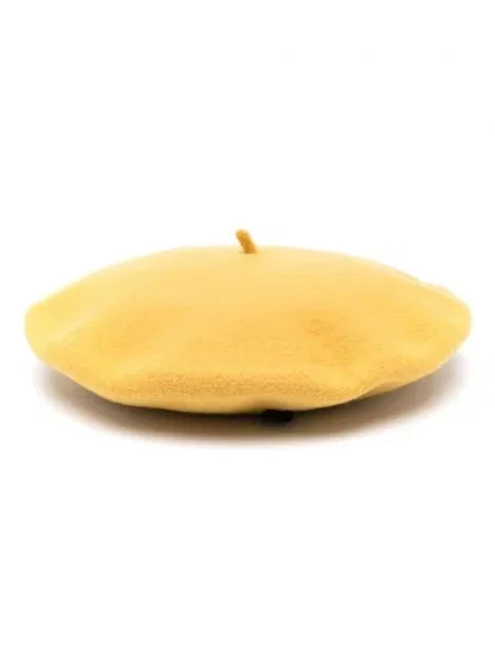 Căciulă Borsalino de lână galben