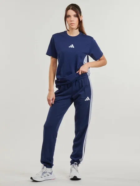 Teplákové nohavice Adidas biela