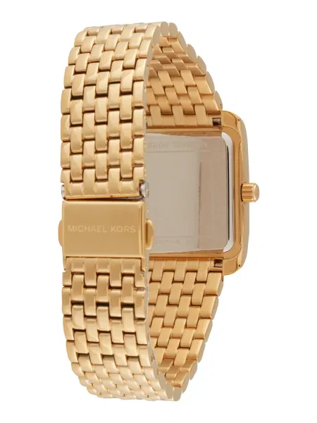 MICHAEL Michael Kors Analógové hodinky EMERY zlatá priehľadná čierna